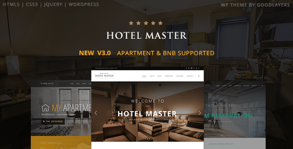 Hotel Master – v4.1.8 Hotel Booking | WordPress Theme