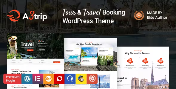 A3trip – Tours & Travels WordPress Theme v1.4.0 Download