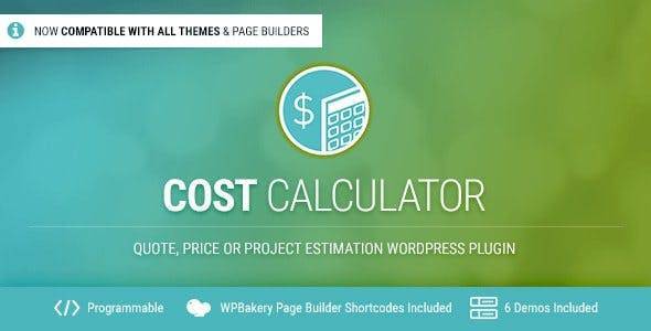 Cost Calculator v2.4.1 | WordPress Plugin