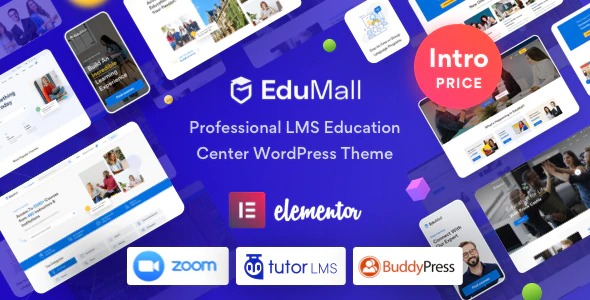 EduMall v3.8.0 Professional LMS Education Center | WordPress Theme