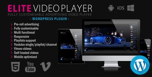 Elite Video Player v6.8.4.5 Download – WordPress plugin