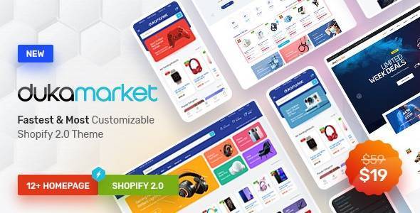 Dukamarket Multipurpose Shopify Theme 20 March 2023 Download