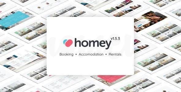 Homey – v2.3.4 – Booking and Rentals Download | WordPress Theme