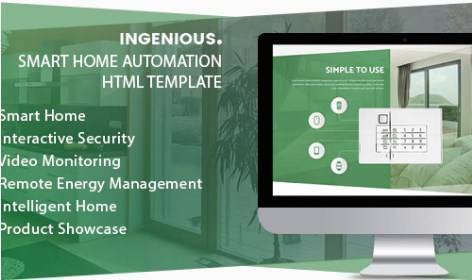 Ingenious – v.1.2.0 – Smart Home Automation | HTML Template Download