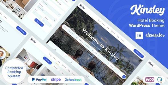 Kinsley v2.1.3 – Hotel Booking WordPress Theme (Updated)