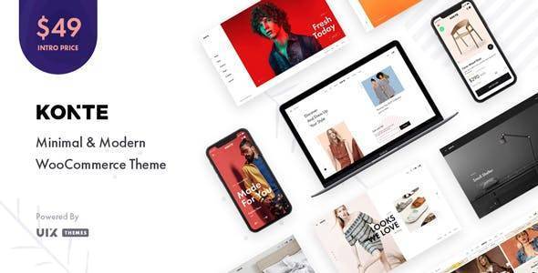 Konte v2.3.5 – Minimal & Modern WooCommerce Theme