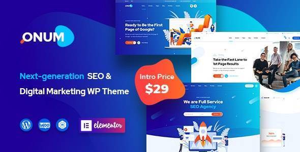 Onum Theme v1.2.16.2 – SEO & Marketing Elementor WordPress Theme