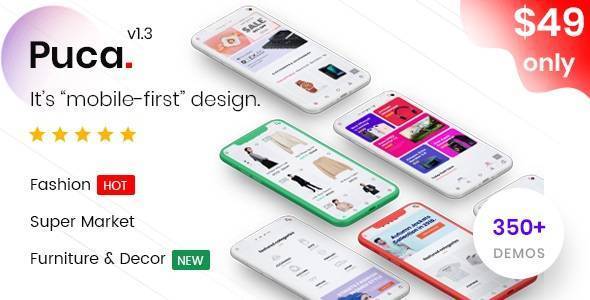 Puca v2.6.15 – Optimized Mobile WooCommerce Theme Download