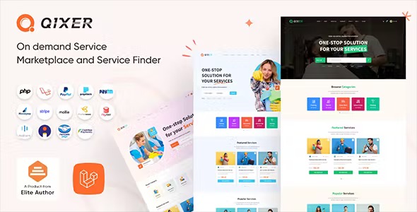 Qixer v1.6.0 Multi-Vendor On demand Service Marketplace and Service Finder (Updated)