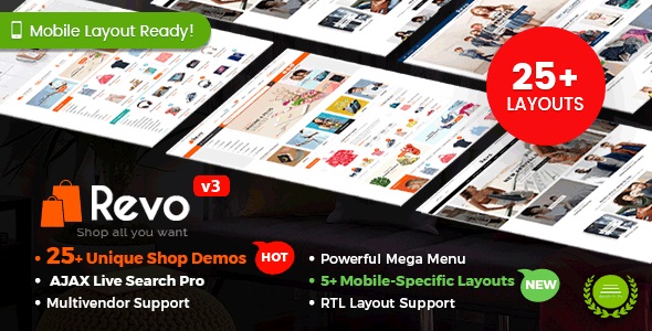 Revo v4.0.19 (Updated) – Multipurpose Woo Download | WordPress Theme