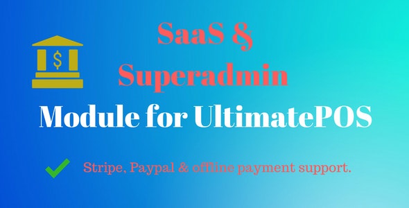 SaaS & Superadmin Module for UltimatePOS nulled