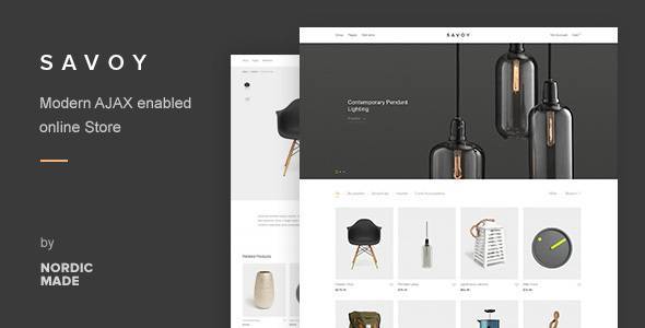 Savoy v2.9.0 Minimalist AJAX WooCommerce Theme