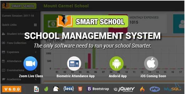 Smart School – v7.0.0 – school management system download | Php Script