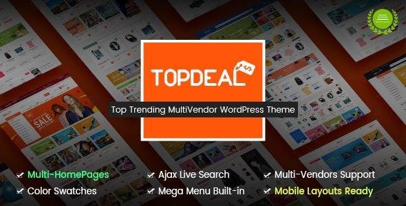 TopDeal – v2.3.8 – Multi Vendor Marketplace Download | WordPress Theme