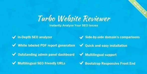 Turbo Website Reviewer – v3.0 (Updated) – In-depth SEO Analysis Tool Download | Php Script