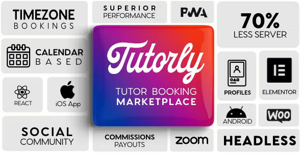 Tutorly v1.1 (Updated) – Booking Marketplace Download | WordPress Theme