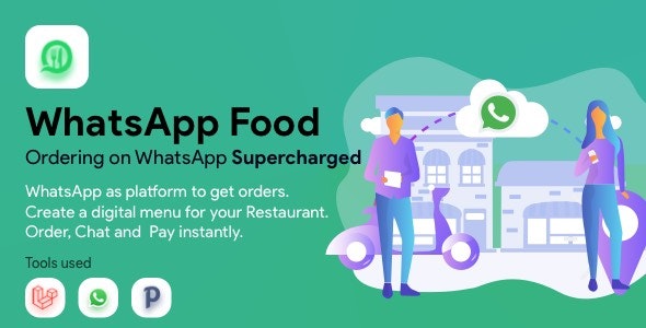 WhatsApp Food + Addons – SaaS WhatsApp Ordering Download | PhpScript