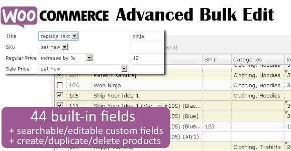 WooCommerce Advanced Bulk