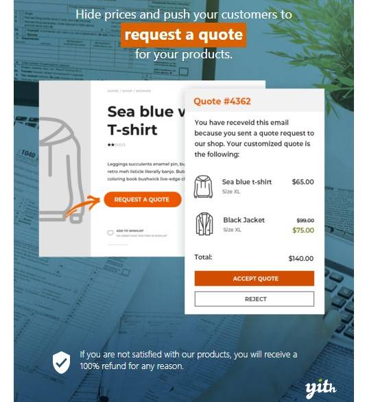YITH WooCommerce Request a Quote Wordpress Plugin