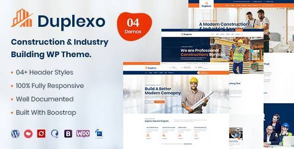 Duplexo – v3.4 – Construction Renovation Download | WordPress Theme