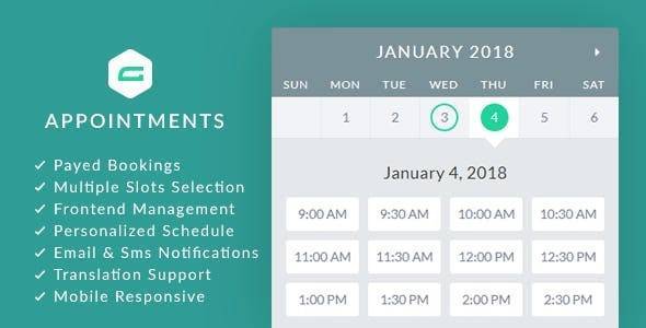 gAppointments – v1.14.1 – Appointment booking addon for Gravity Forms | WordPress Plugin