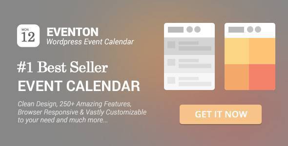 EventOn v4.5.9 WordPress Virtual Event Calendar Plugin + All Addons Pack (Updated)