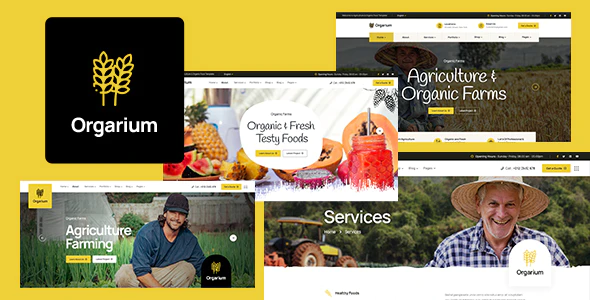 Orgarium – Agriculture Farming HTML Template Download