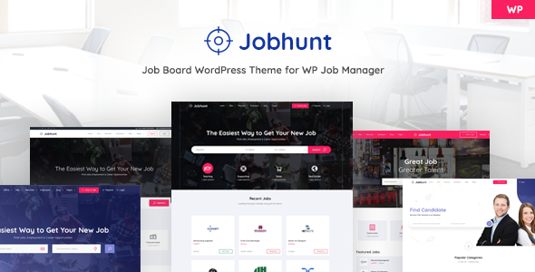 Jobhunt v2.0 – Job Board WordPress theme for WP Job Manager | WordPress Theme