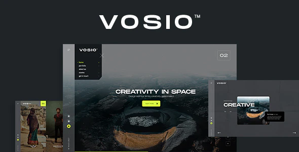 Vosio – Creative Portfolio HTML Template Page Download