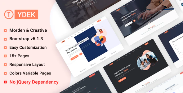 Tydek Agency Landing Page