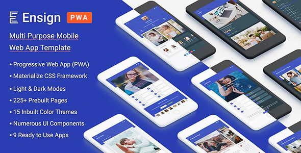 Ensign | Multi Purpose PWA Mobile App Template Download