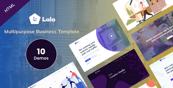 Lala – Multipurpose Bootstrap5 HTML Template Download