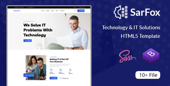 Sarfox v1.0 – IT Solutions HTML5 Template Free Download