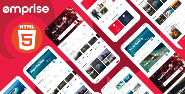 Emprise travel html template free download