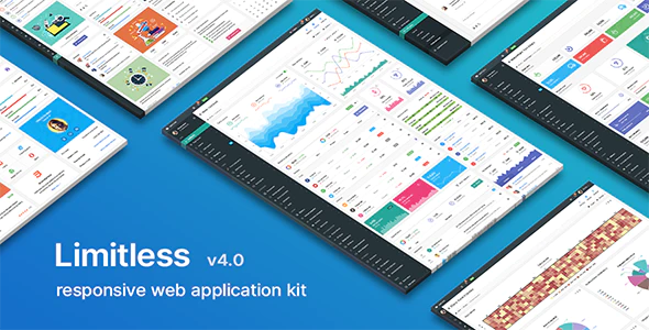 Limitless – Responsive Web Application Kit HTML Template Download