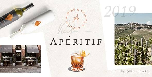 Aperitif v1.4 – Wine Shop and Liquor Store WordPress Theme