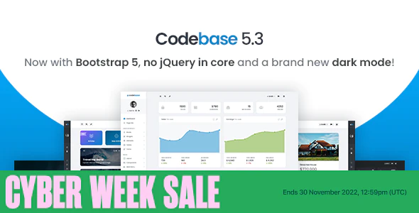 Codebase – Bootstrap 5 Admin Dashboard Template & Laravel 9 Starter Kit Download