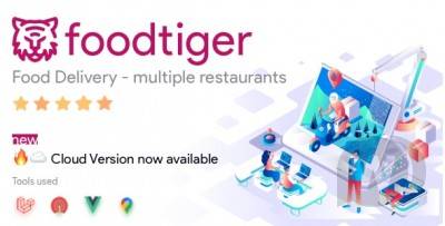 FoodTiger – v3.6.0 – Food delivery – Multiple Restaurants | Php