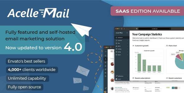 AcelleMail Email Marketing – 4.0.26 p415 | Php Scripts Download