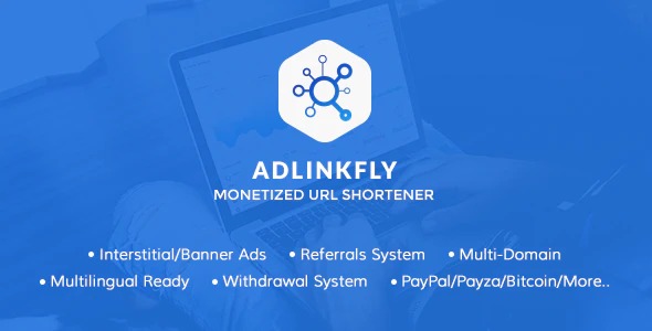 AdLinkFly v6.6.1 – Monetized URL Shortener | Php Script (Updated)