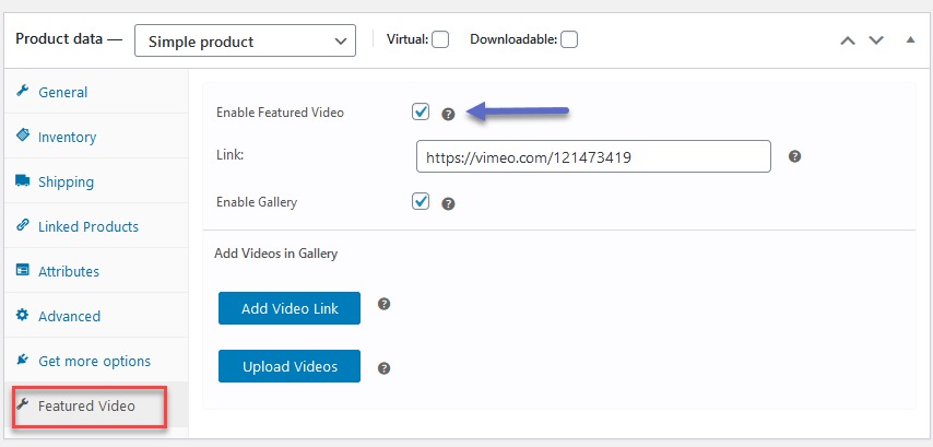 Add Featured Videos in Product Gallery – v.1.1.6 | WordPress Download