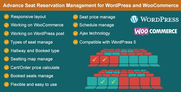 Advance Seat Reservation Management for WooCommerce Download v3.1 | WordPress Plugin