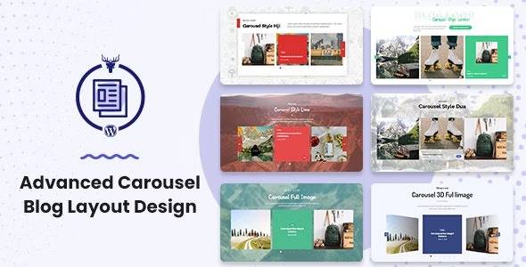 Advanced Carousel Blog Layout Design Nulled