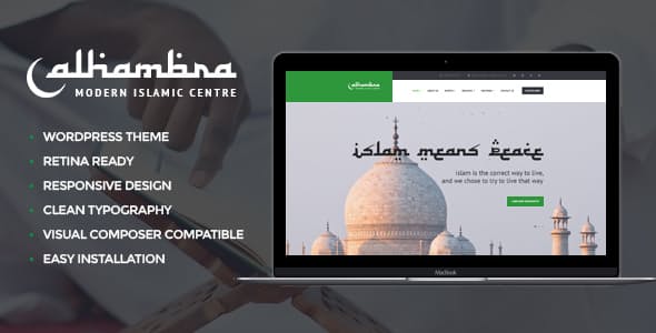 Alhambra v1.1.8 – Islamic Center WordPress Theme Download