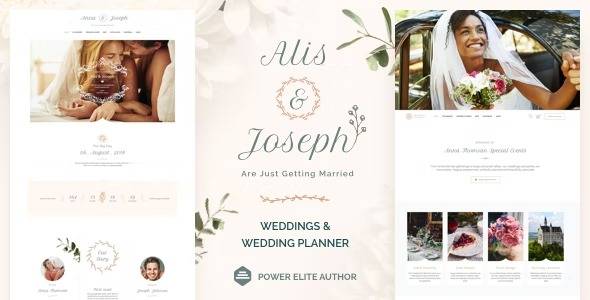 Alis v13.3 – Best Wedding Planner WordPress Theme (Updated)