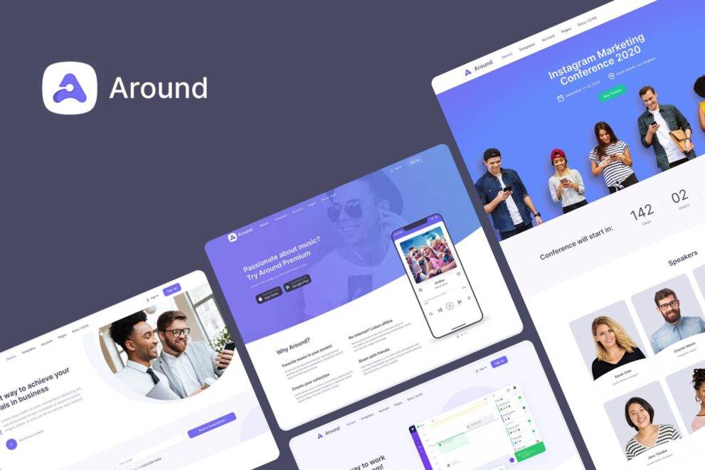 Around Multipurpose Business WordPress Theme