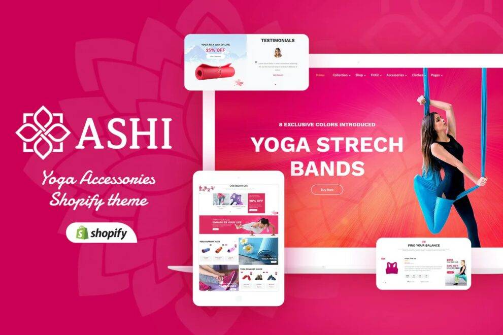 Ashi | Yoga Pilates, Fitness Shopify Theme v1.0