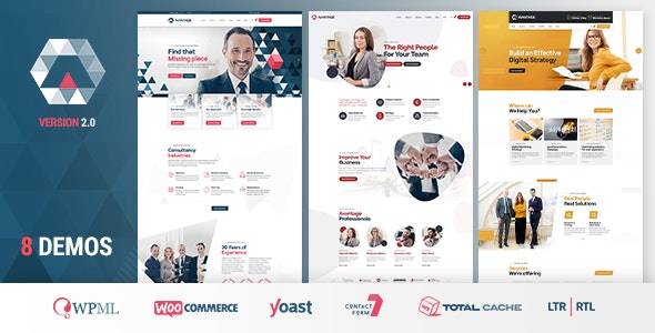 avantage - business consulting wordpress theme