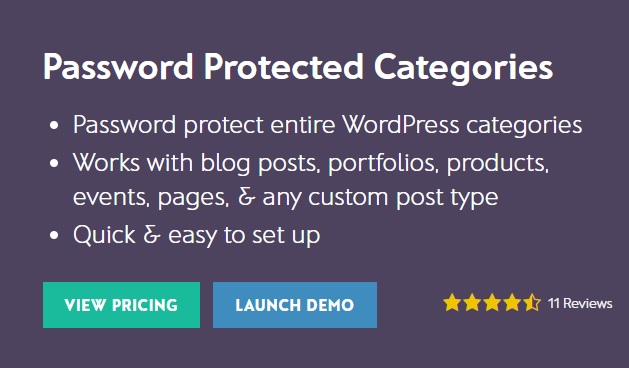 Password Protected Categories v2.1.7 | WordPress Plugin