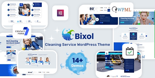 Bixol v1.6.5 – Cleaning Services WordPress Theme Download